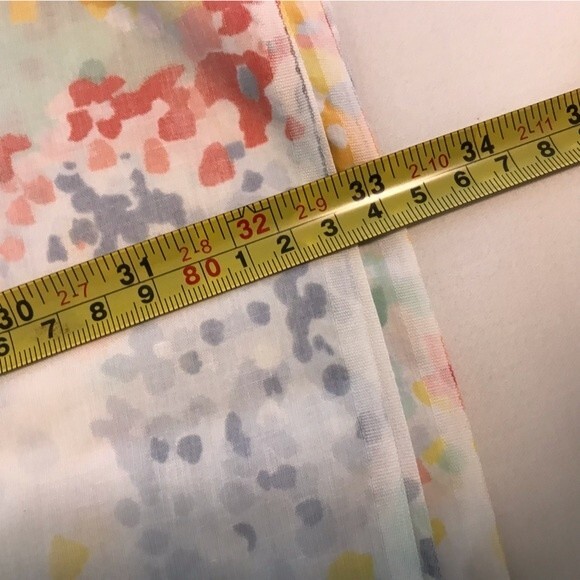 Vintage Martex Westpoint Pepperell Abstract Floral Percale Twin Flat Sheet - Picture 8 of 8